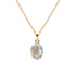 Komplekts "Baroka Spogulis (Aurora Borealis)" ar Swarovski™ kristāliem